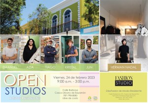 Promoción del evento Open Studios y Fashion studios del Museo de Arte Francisco Oller