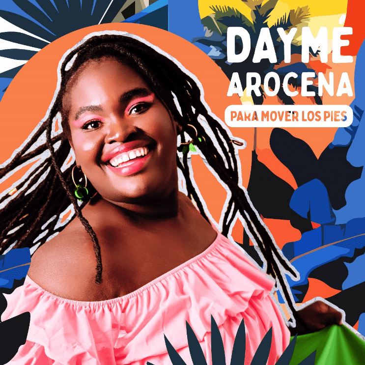 Imagen promocional de Daymé Arocena y su nuevo sencillo "Para mover los pies"