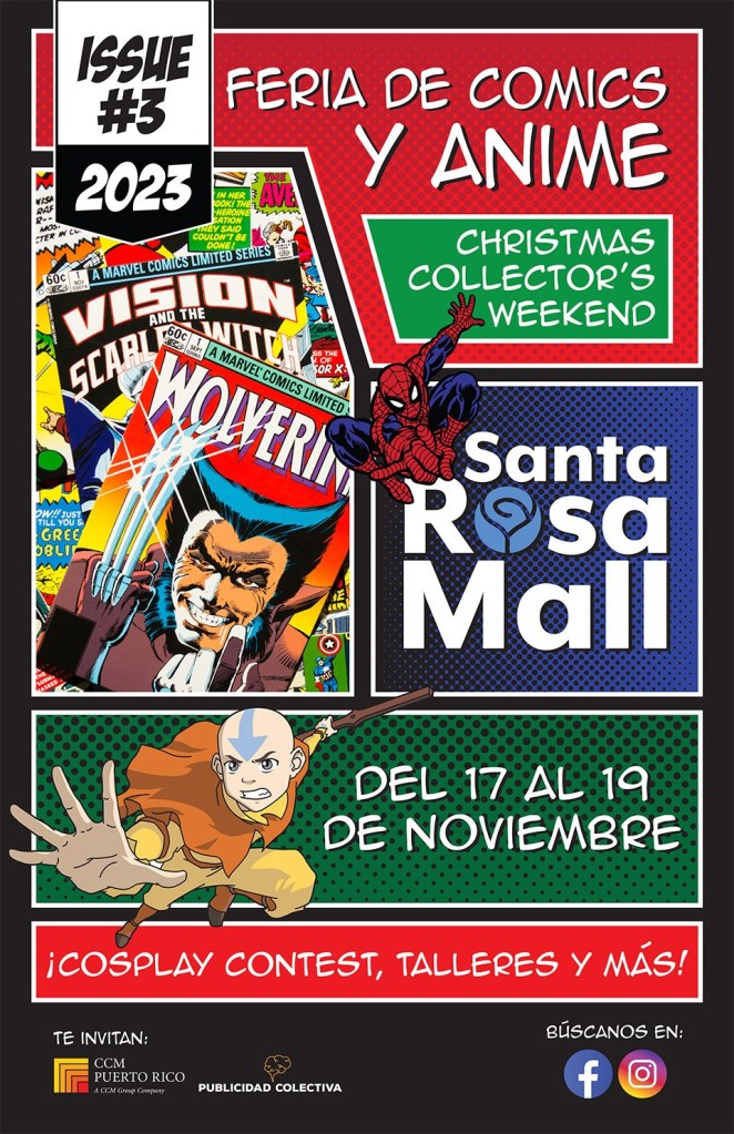 Feria de comics y anime. Santa Rosa Mall