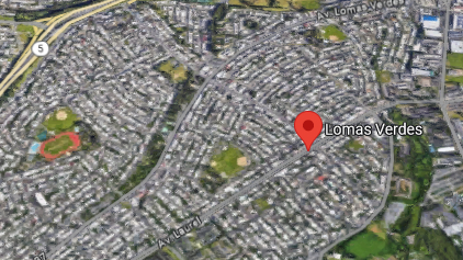 Captura de pantalla de Google Maps mostrando a Lomas Verdes